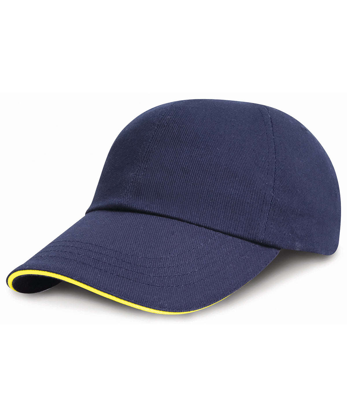 Low-profile heavy brushed cotton cap with sandwich peak | RC24P
