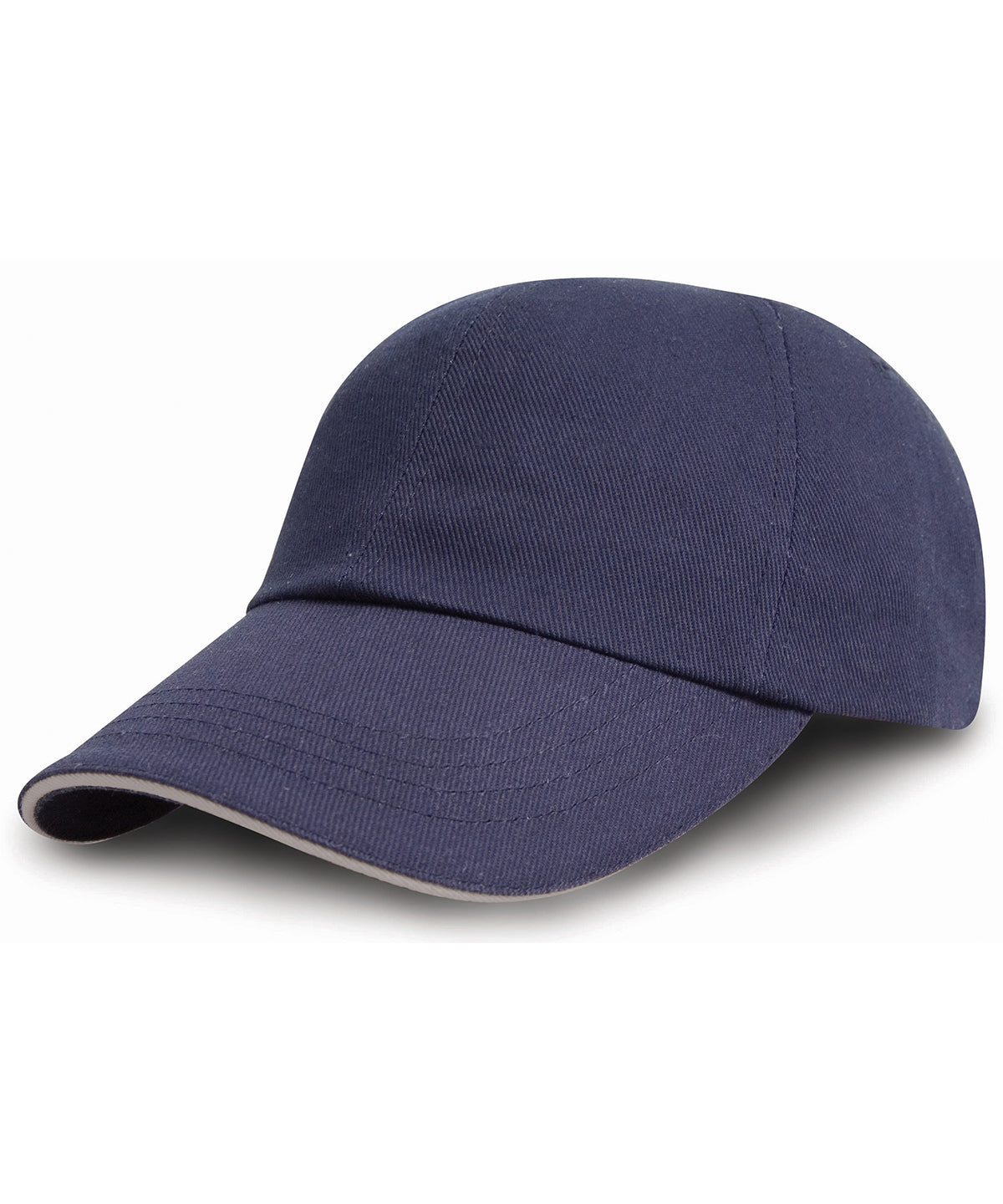 Brushed coton printers/embroiderers cap with sandwich peak | RC50X