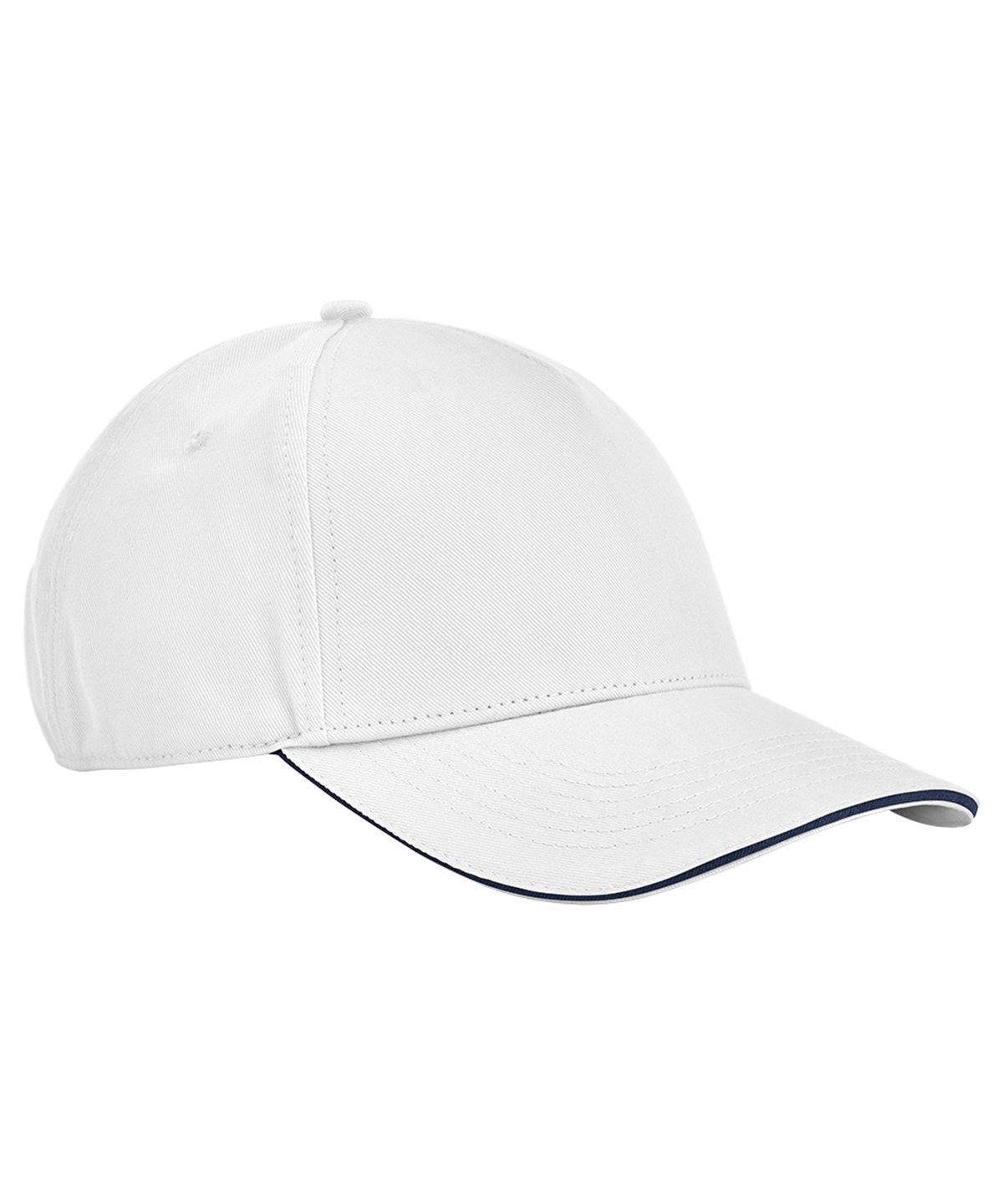 EarthAware® classic organic cotton 5-panel cap – sandwich peak | B825C