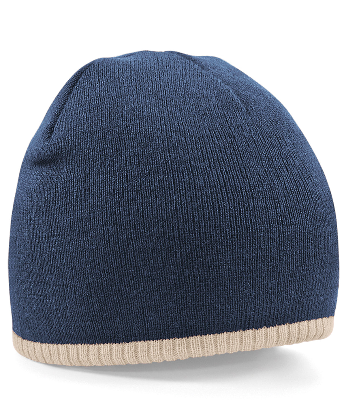 Two-tone pull-on beanie | BC44C