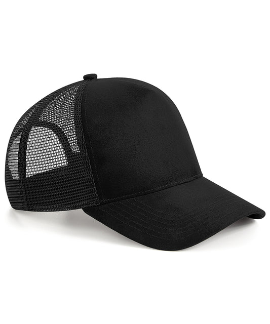 Suede snapback trucker | BC643