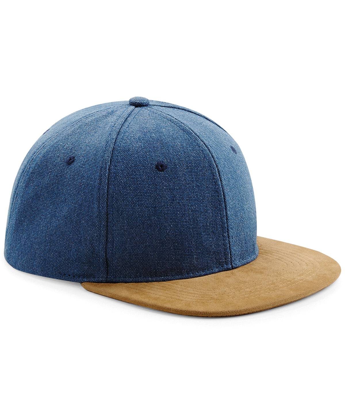 Suede peak snapback | BC668