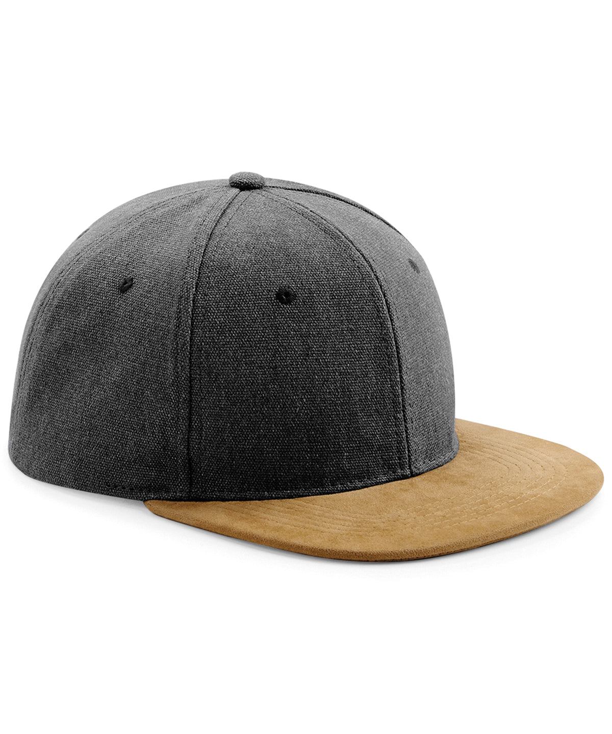 Suede peak snapback | BC668