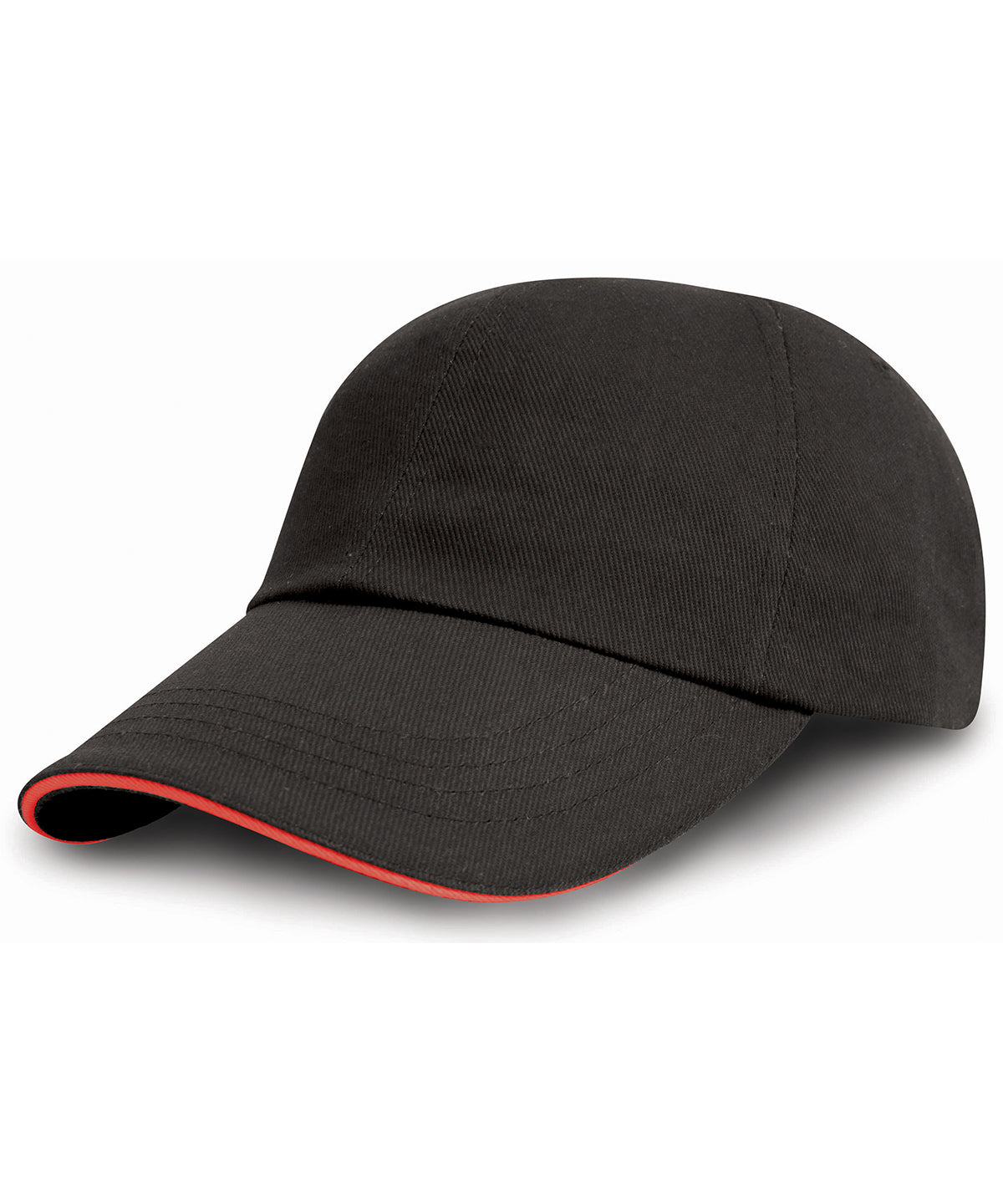 Brushed coton printers/embroiderers cap with sandwich peak | RC50X