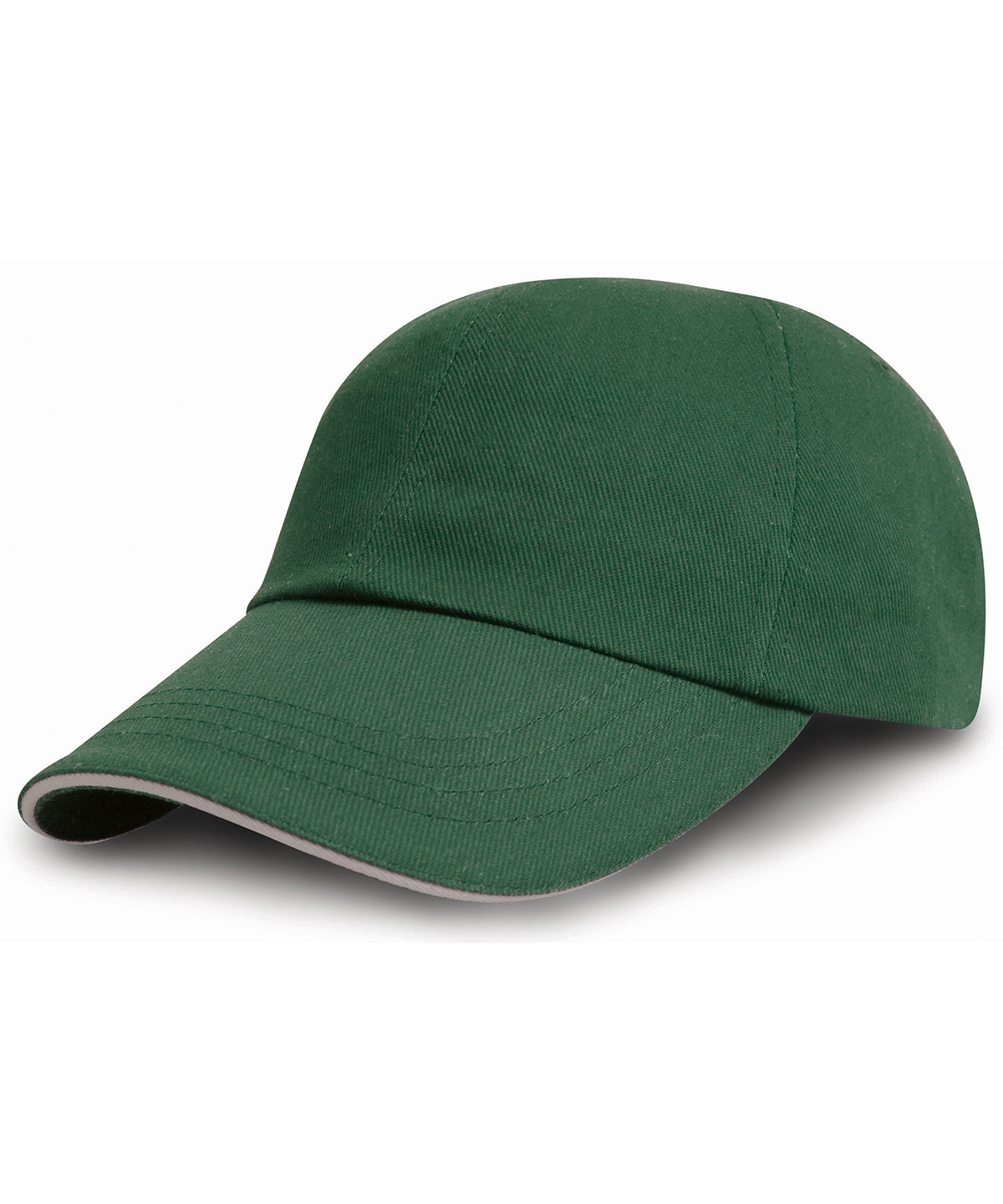 Brushed coton printers/embroiderers cap with sandwich peak | RC50X