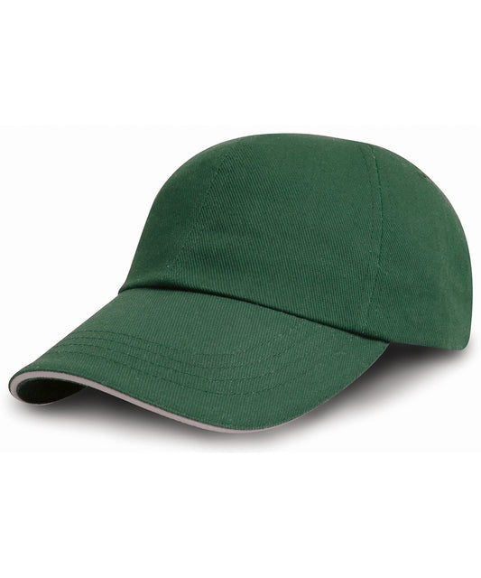 Brushed coton printers/embroiderers cap with sandwich peak | RC50X
