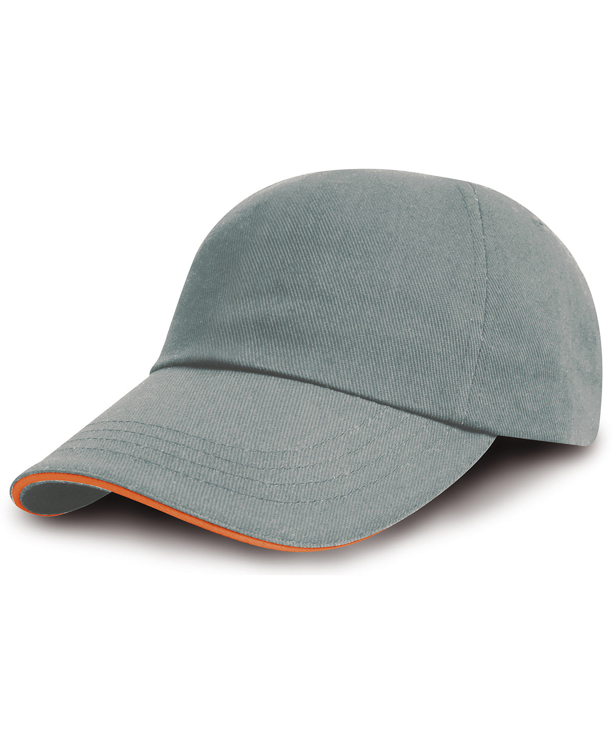 Brushed coton printers/embroiderers cap with sandwich peak | RC50X