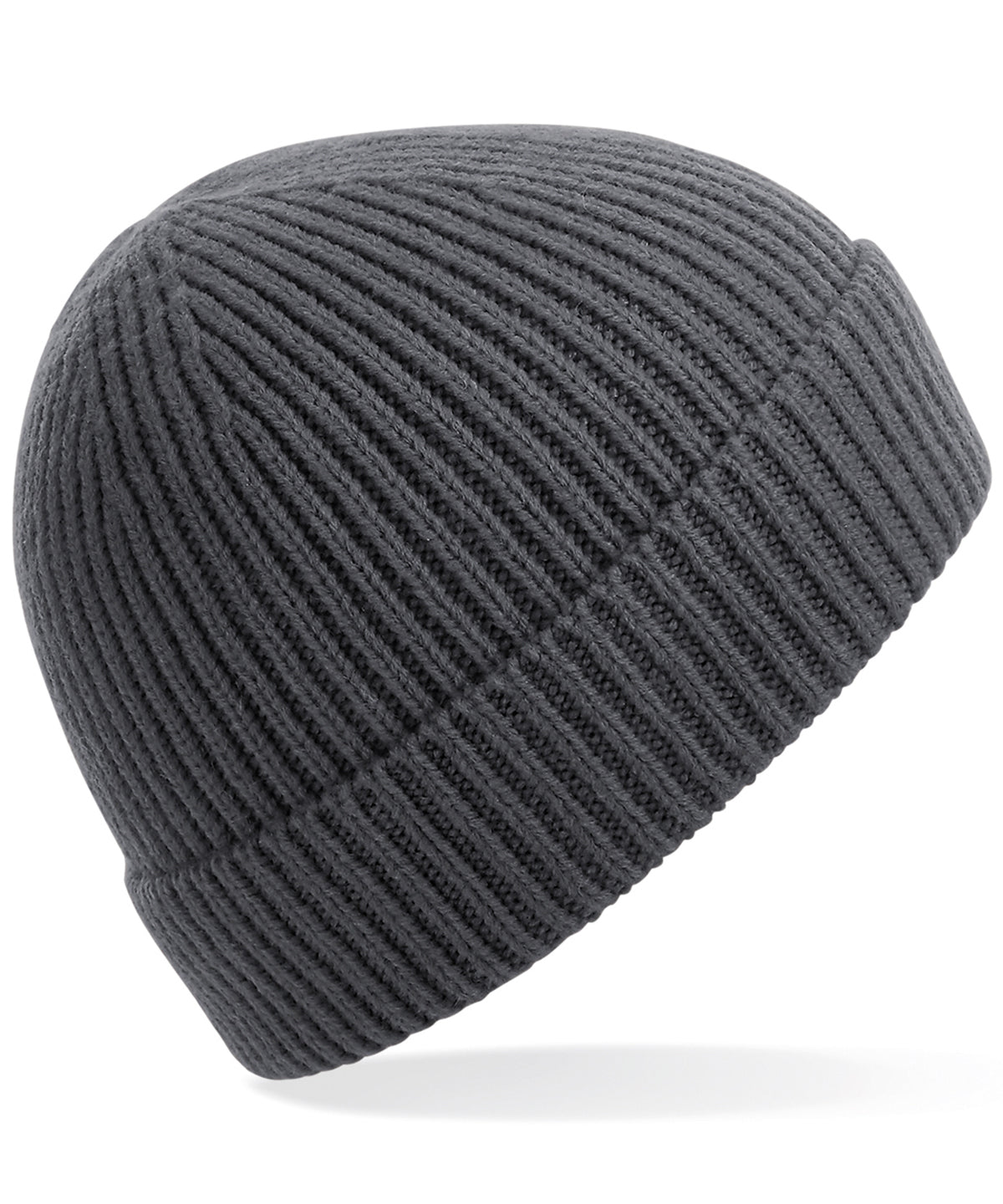 Engineered knit ribbed beanie | BC380