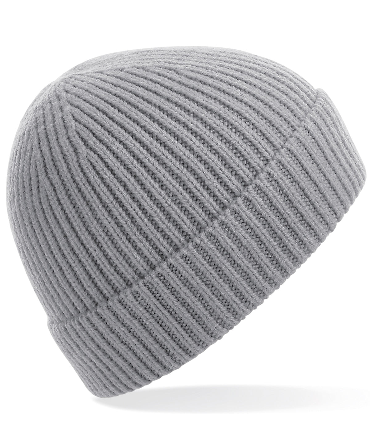 Engineered knit ribbed beanie | BC380