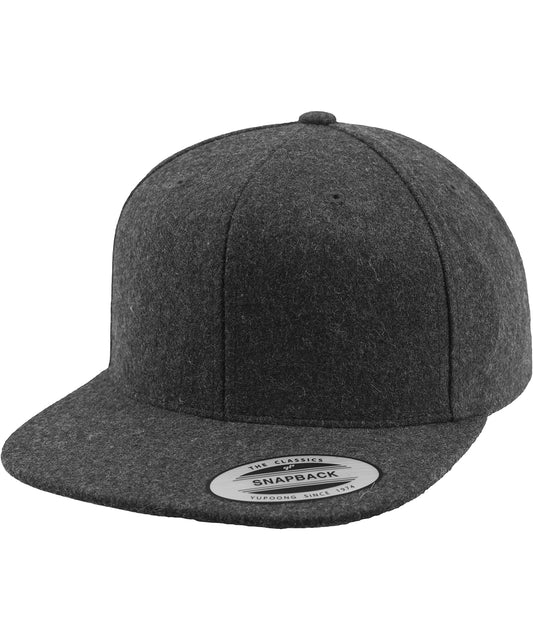 Melton wool snapback (6689M) | YP132