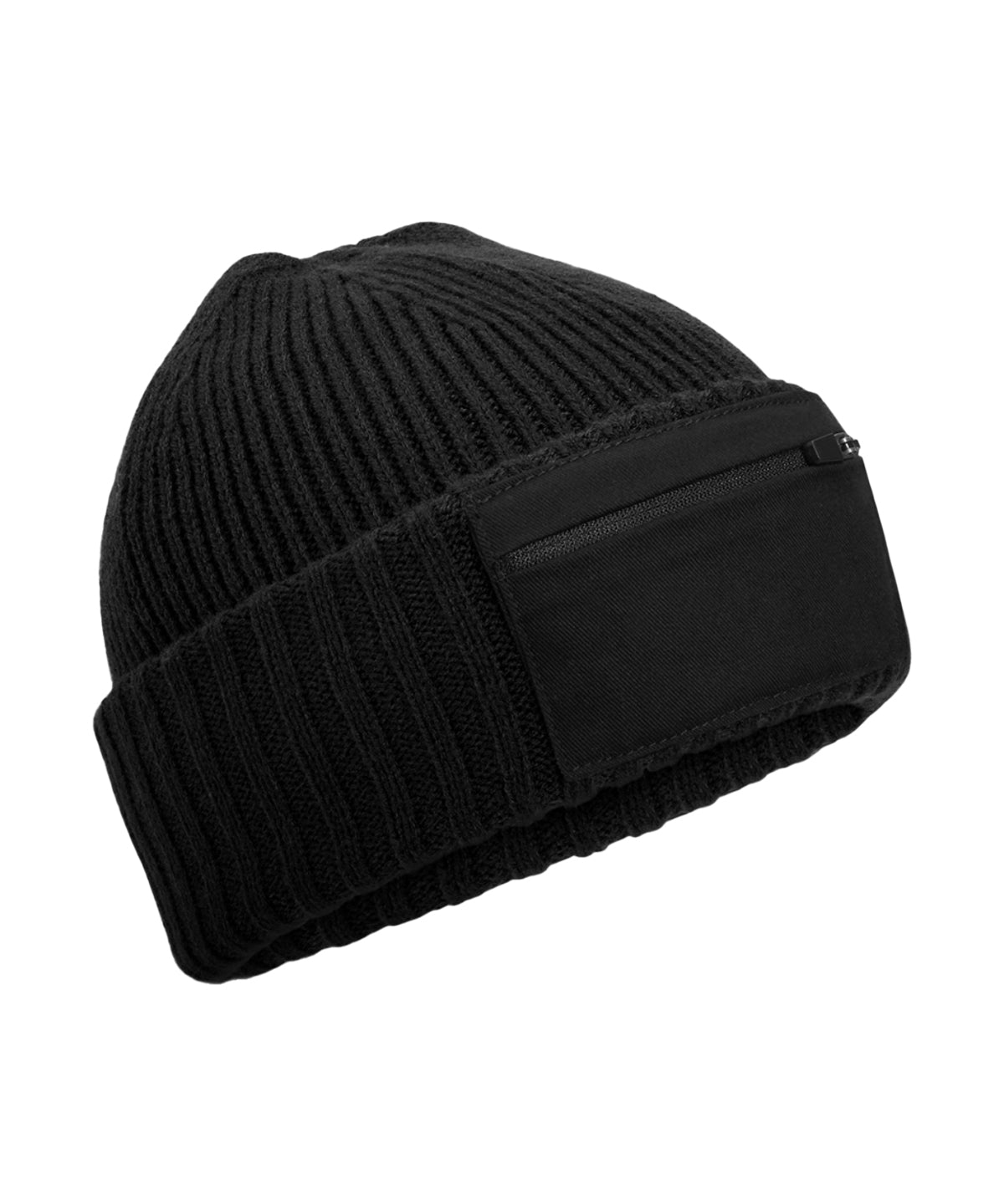 Zip patch beanie | B334R