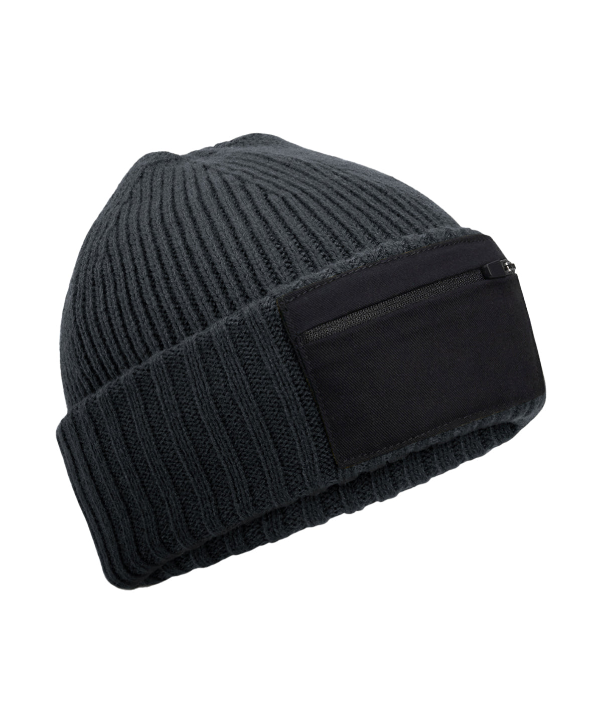 Zip patch beanie | B334R
