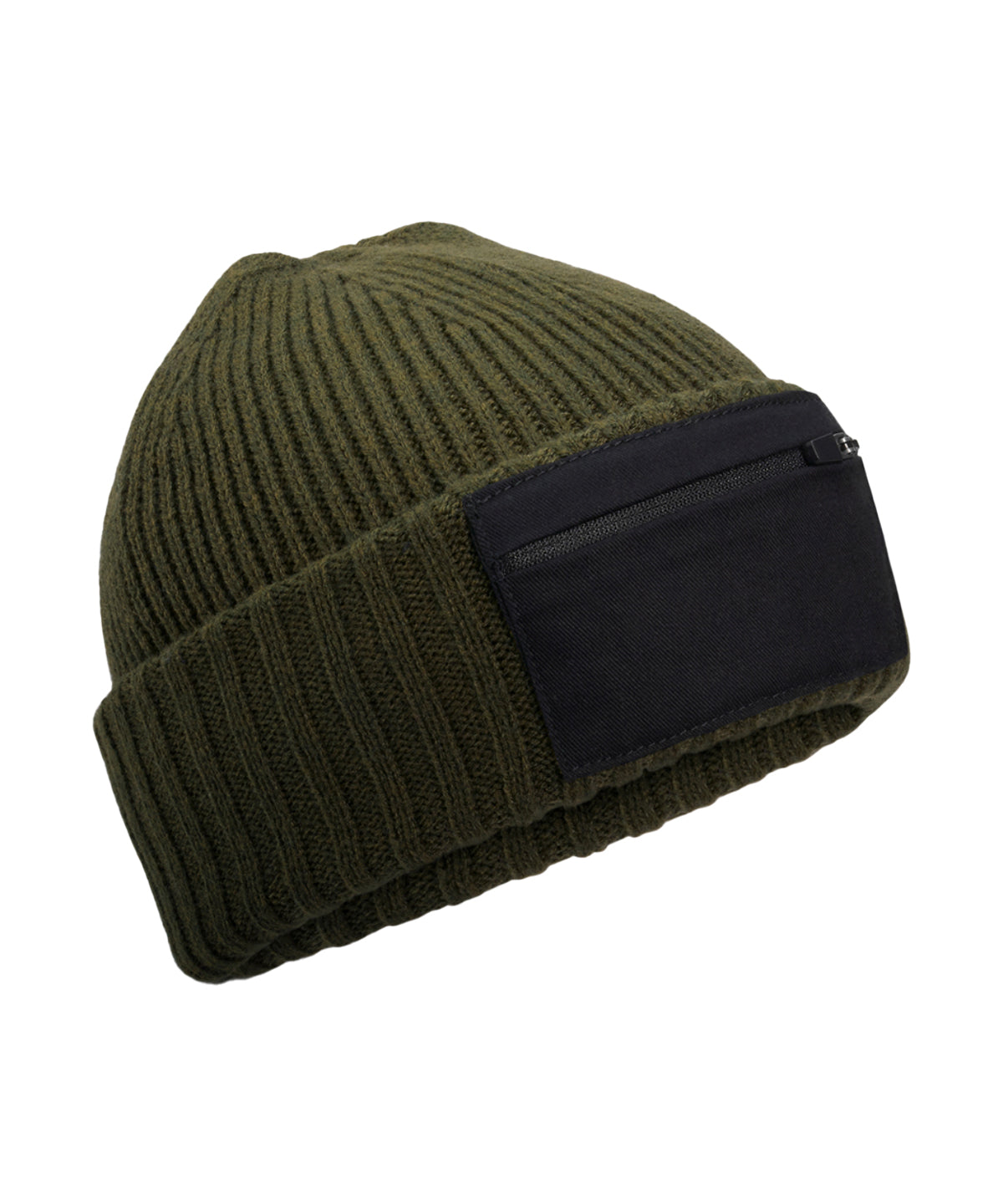 Zip patch beanie | B334R