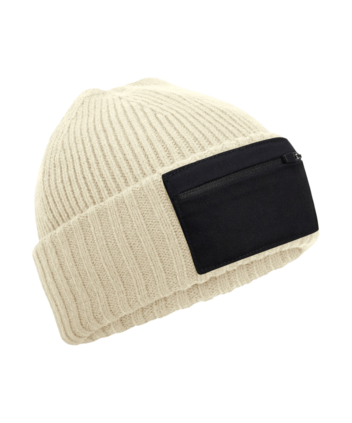 Zip patch beanie | B334R