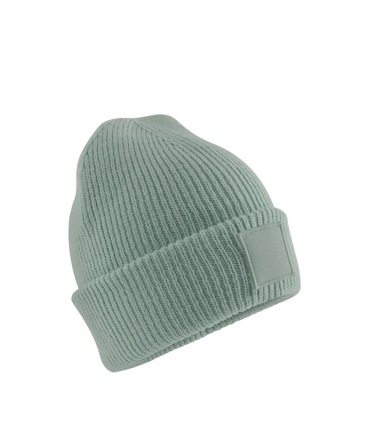 Kids deep cuffed tonal patch beanie | B336B