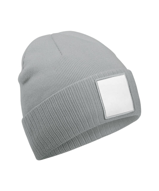 Appliqué patch beanie | B337R