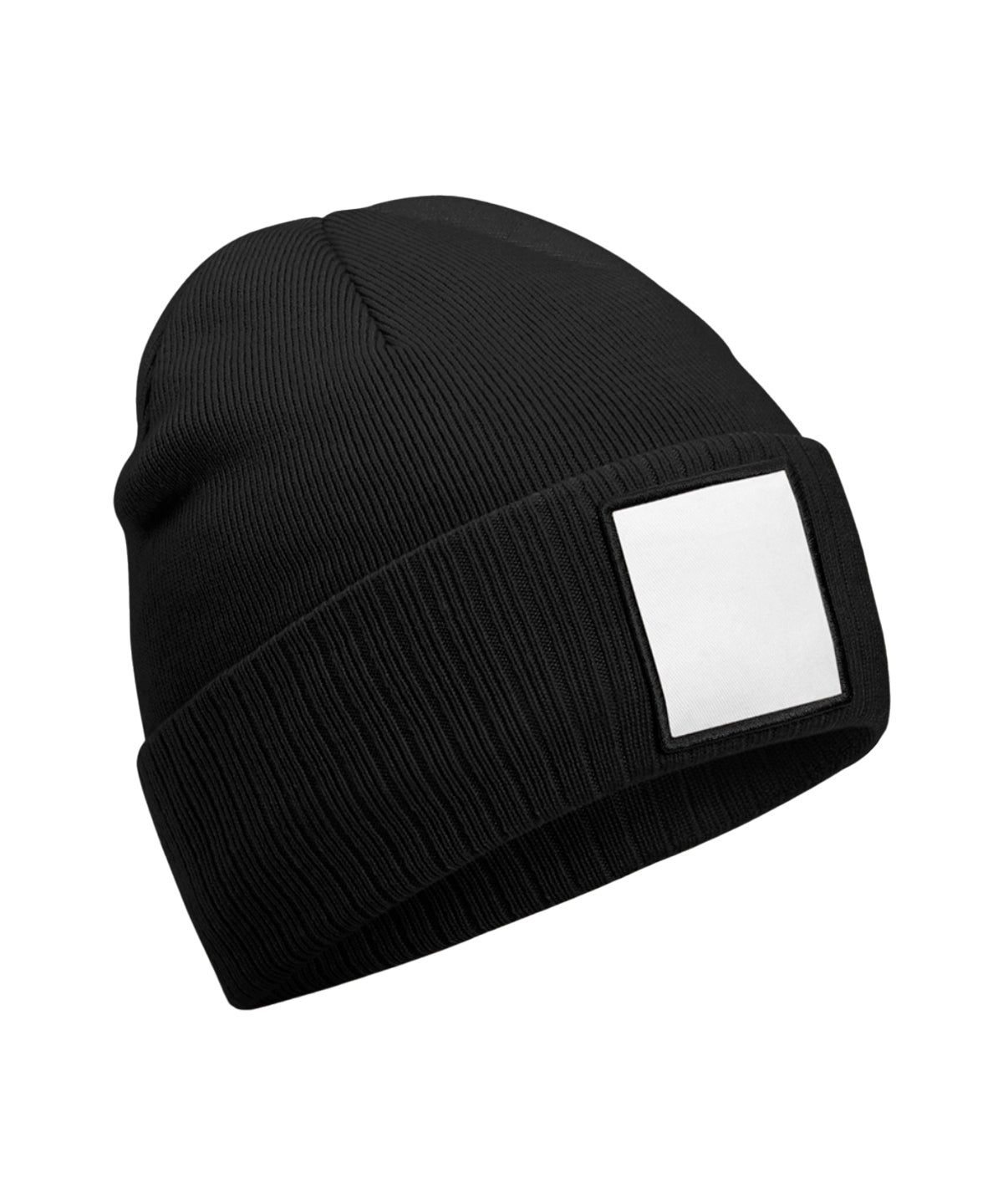 Appliqué patch beanie | B337R