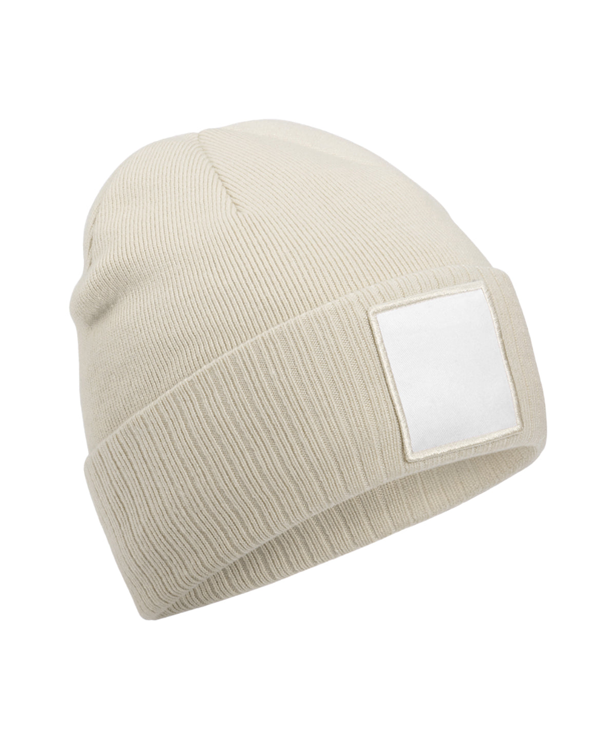 Appliqué patch beanie | B337R