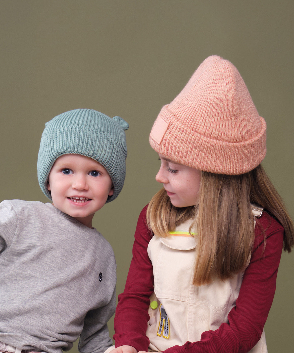 Organic baby bear beanie | B340A