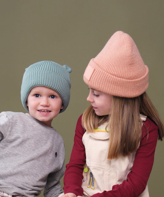 Organic baby bear beanie | B340A
