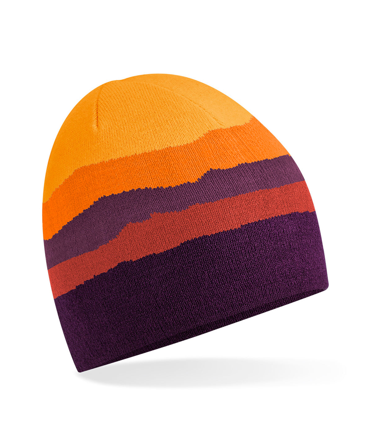 Mountain peaks pull-on beanie | B394R
