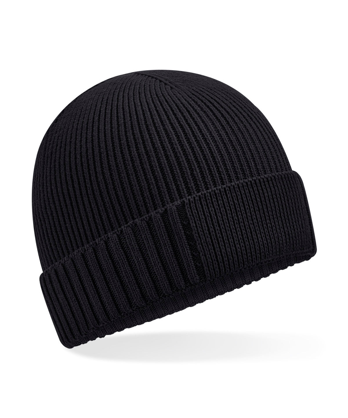 Organic cotton engineered patch beanie | B438N