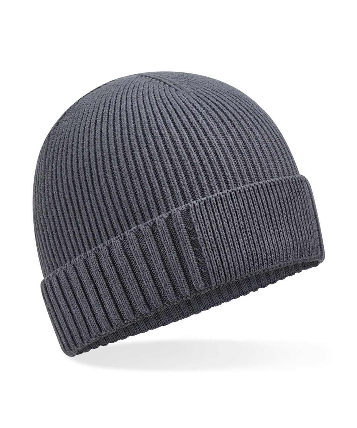 Organic cotton engineered patch beanie | B438N