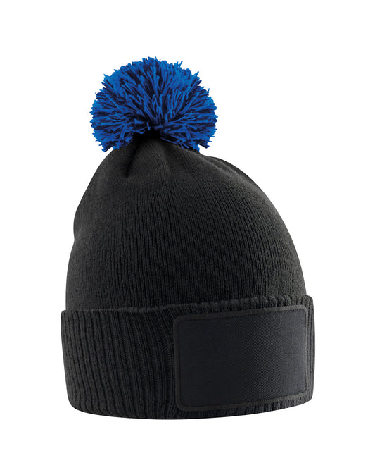 Kids snowstar patch beanie | B443B