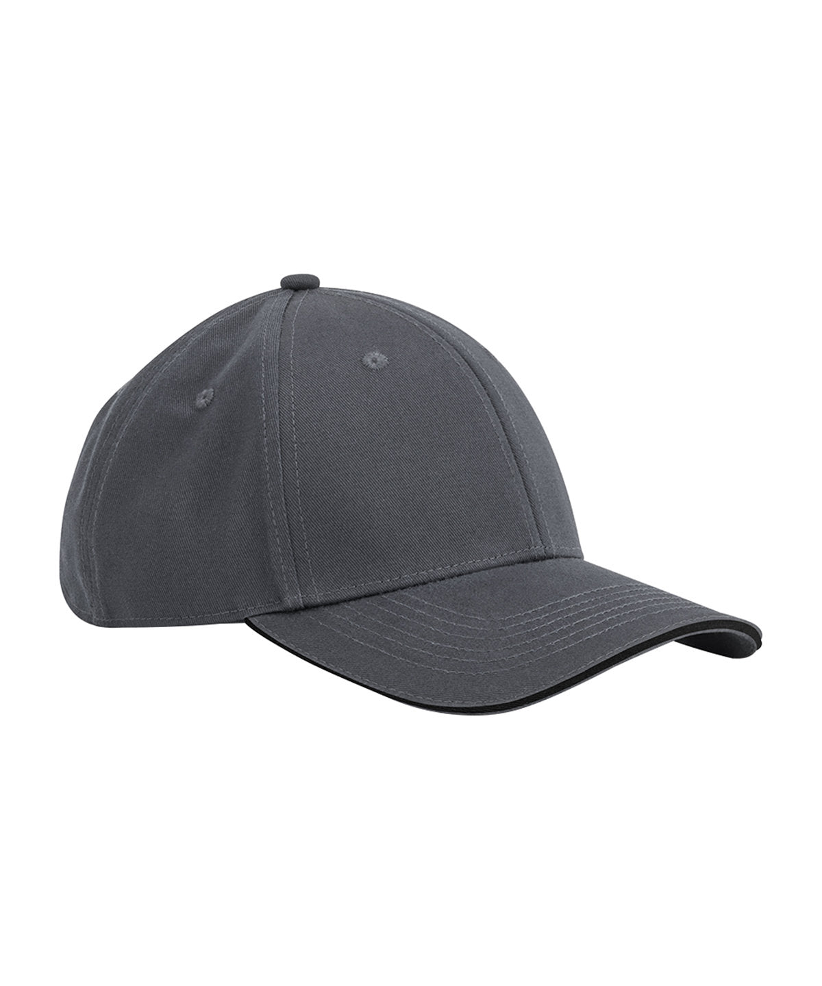 EarthAware® classic organic cotton 6-panel cap – sandwich peak | B820C