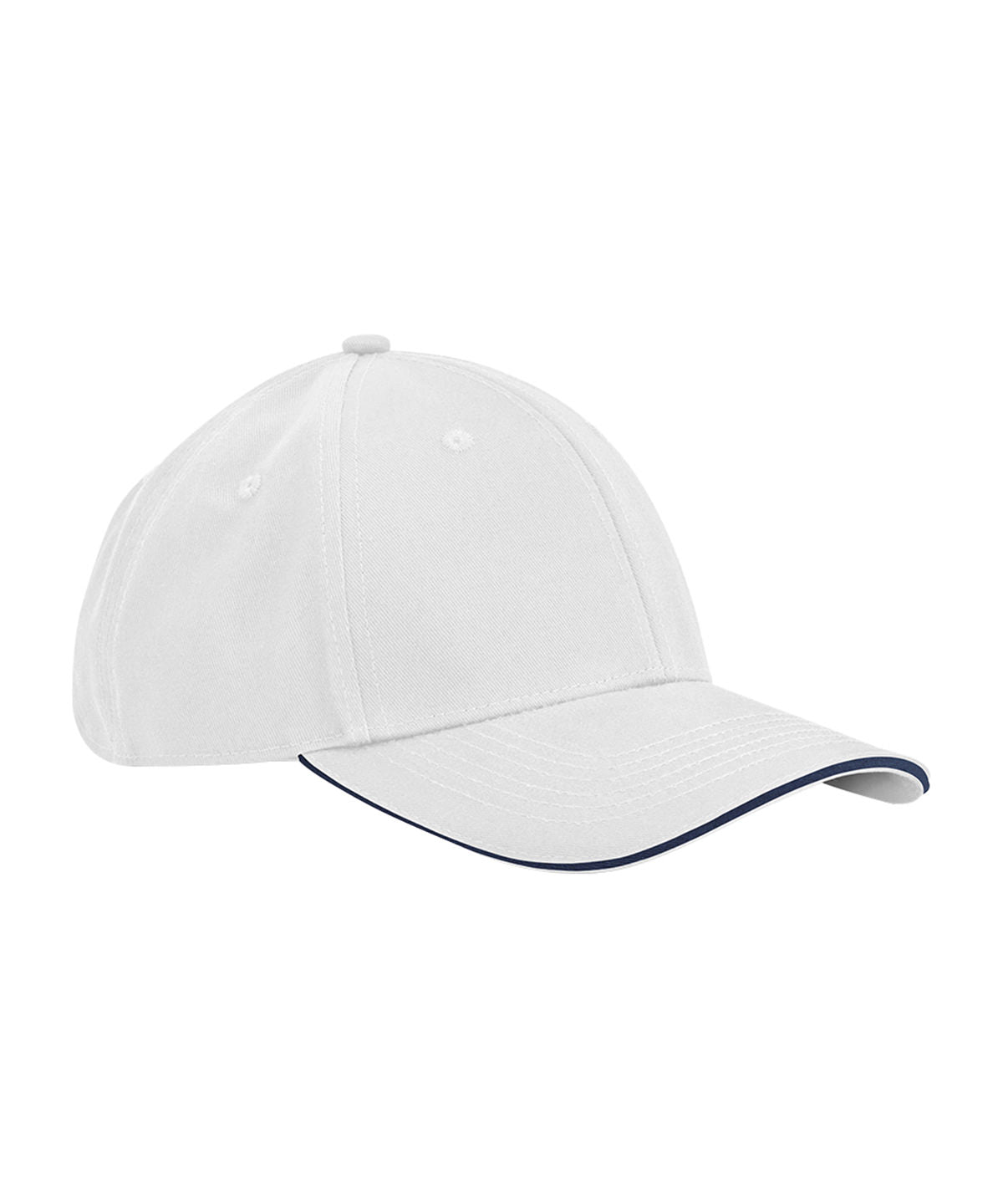 EarthAware® classic organic cotton 6-panel cap – sandwich peak | B820C