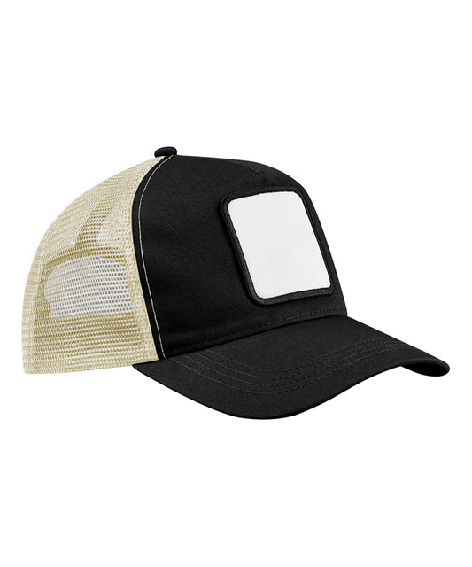 Appliqué patch 5-panel trucker | BC636