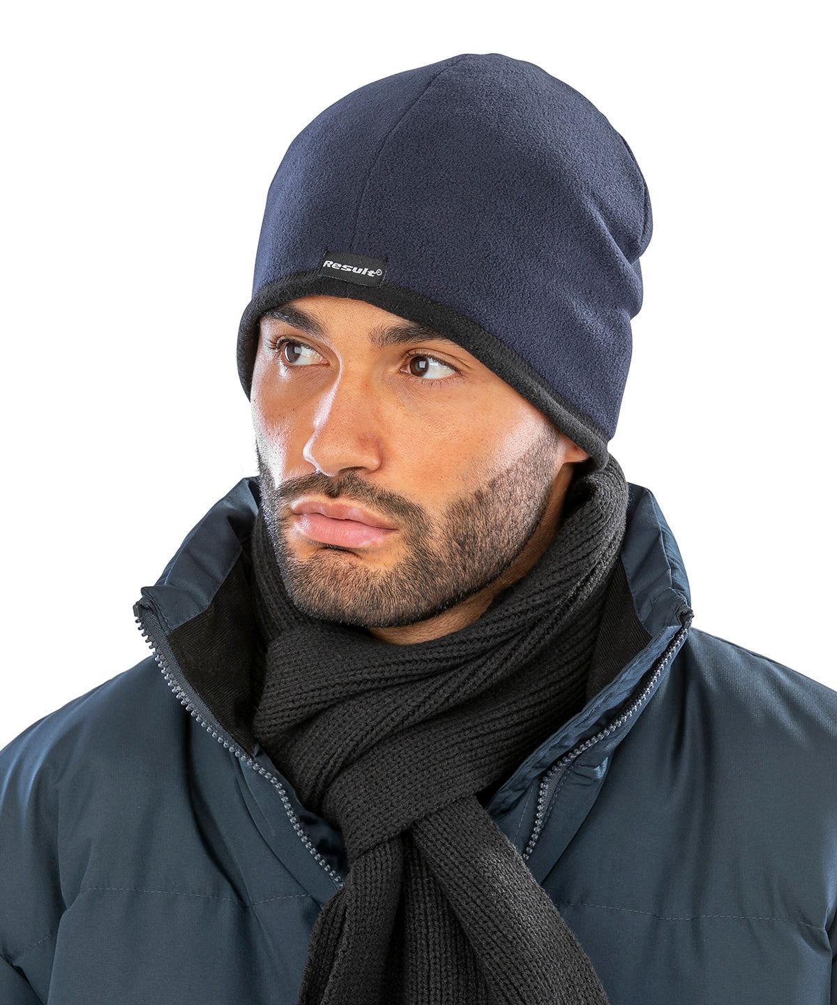 Reversible microfleece bob hat | RC142