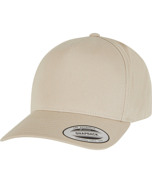 5-panel curved classic snapback (7707) | YP058