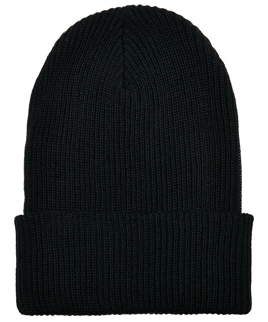 Recycled yarn ribbed knit beanie (1504RY) | YP191