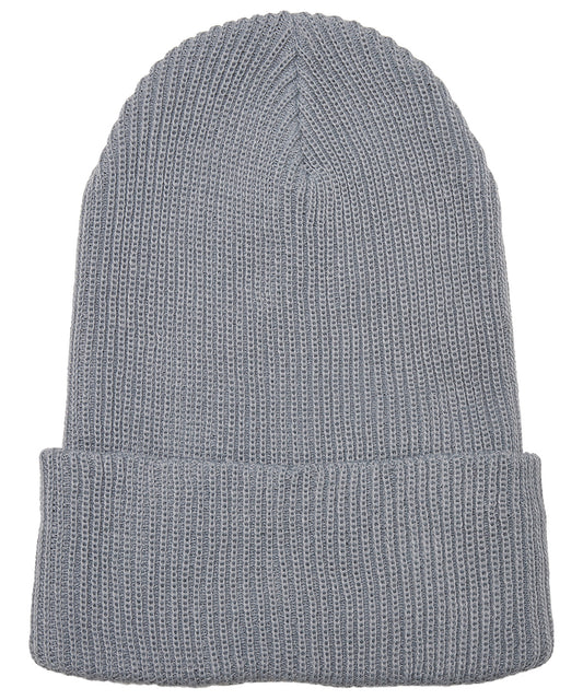 Recycled yarn ribbed knit beanie (1504RY) | YP191