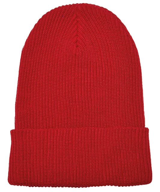Recycled yarn ribbed knit beanie (1504RY) | YP191