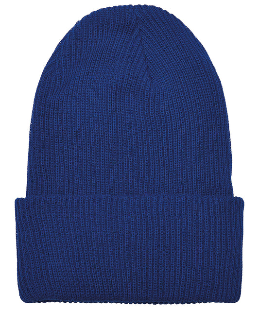 Recycled yarn ribbed knit beanie (1504RY) | YP191