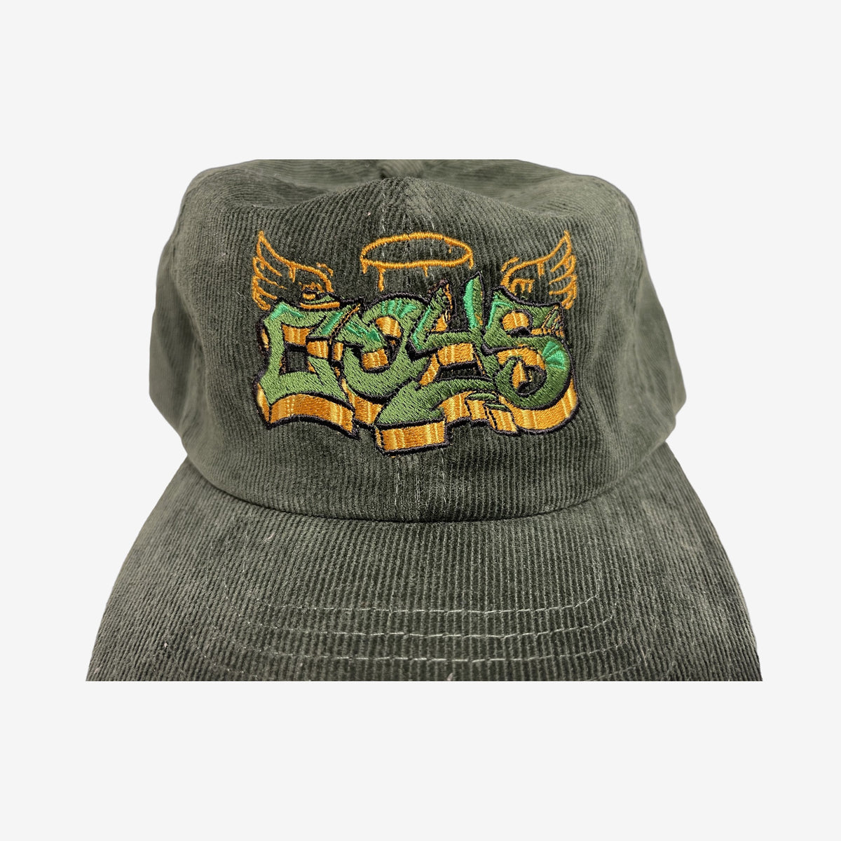 Custom embroidered corduroy cap — SOLS