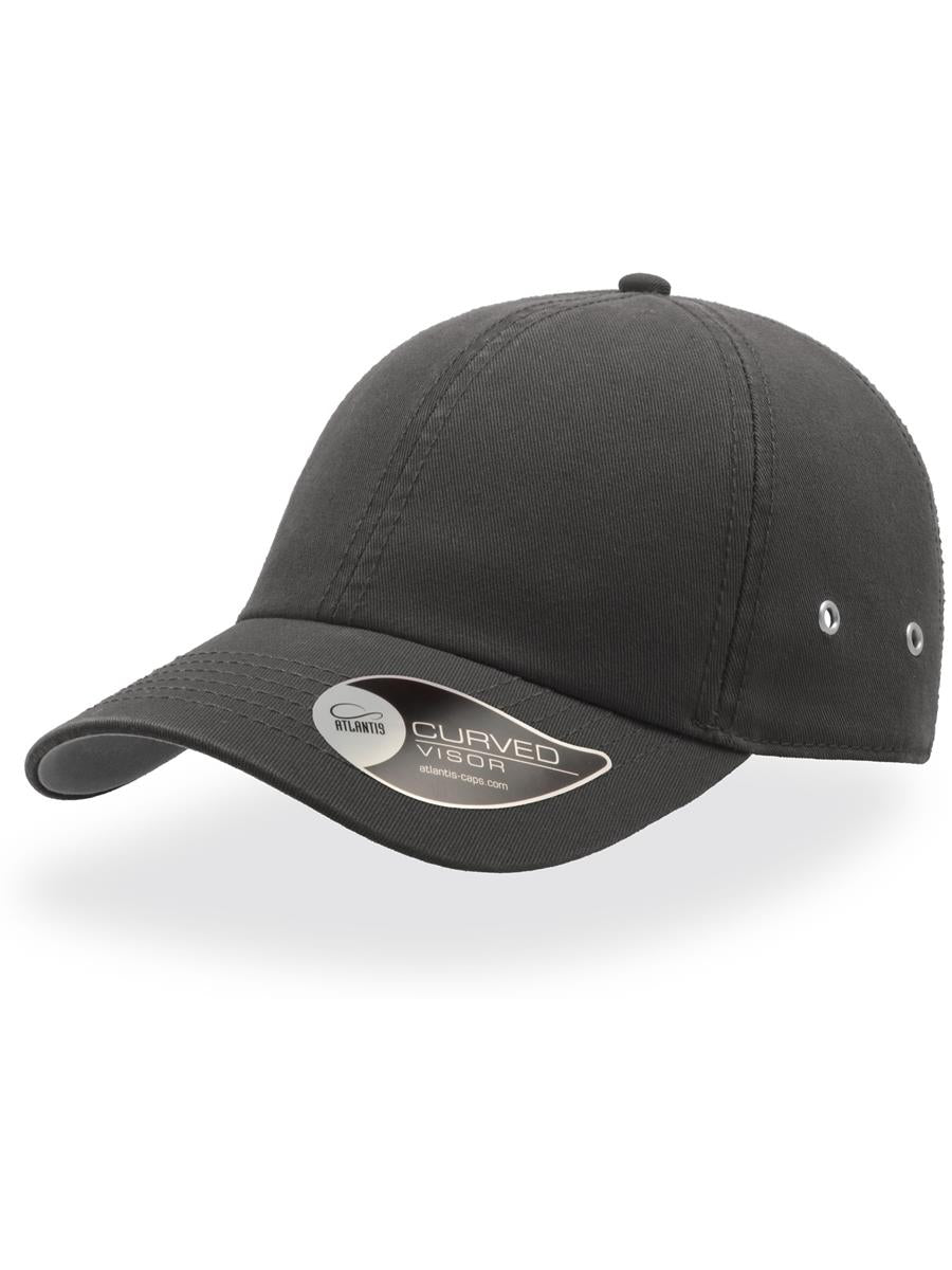 Action 6 Panel Chino Baseball Cap | ACACTI — Dark Grey extra [ABS-COLOUR:ACACTI:GRSC]