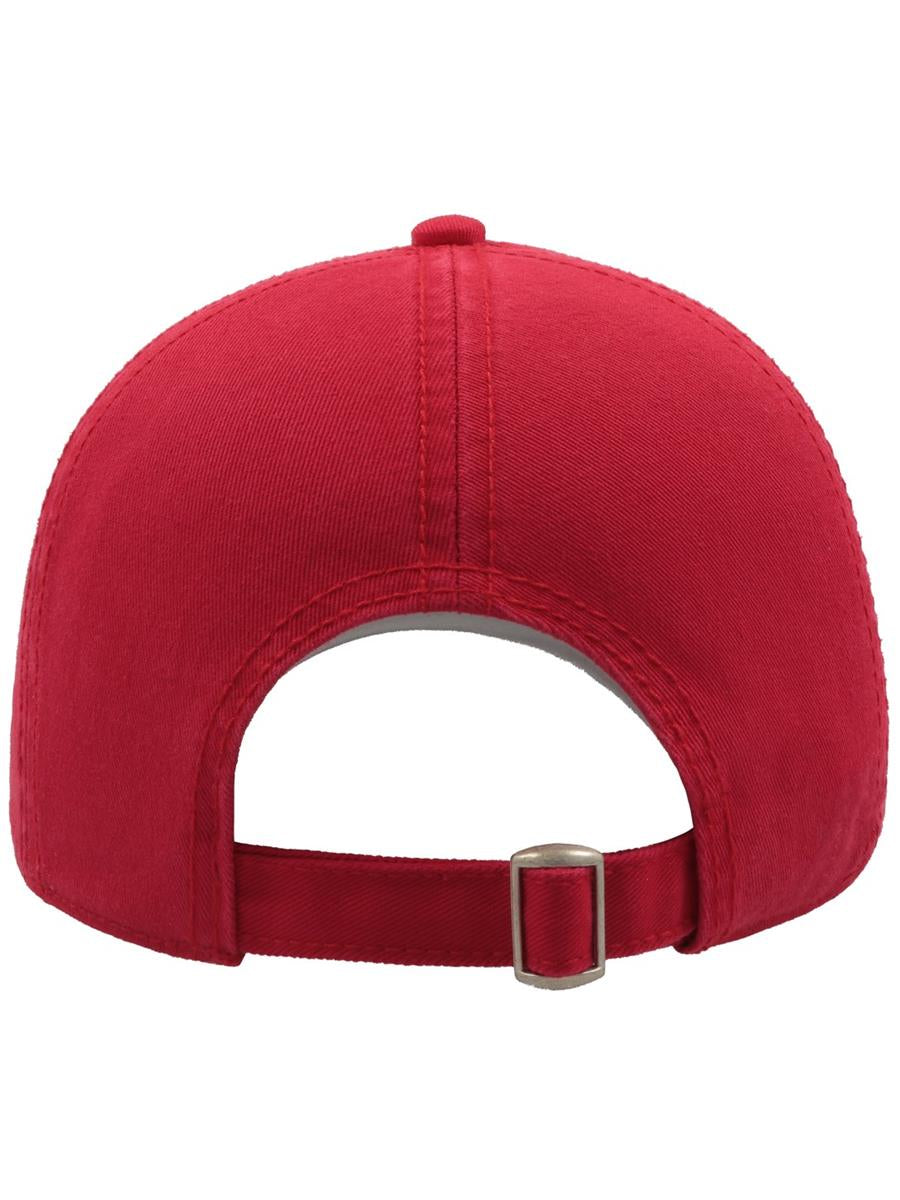 Action 6 Panel Chino Baseball Cap | ACACTI — Red extra [ABS-COLOUR:ACACTI:RO]