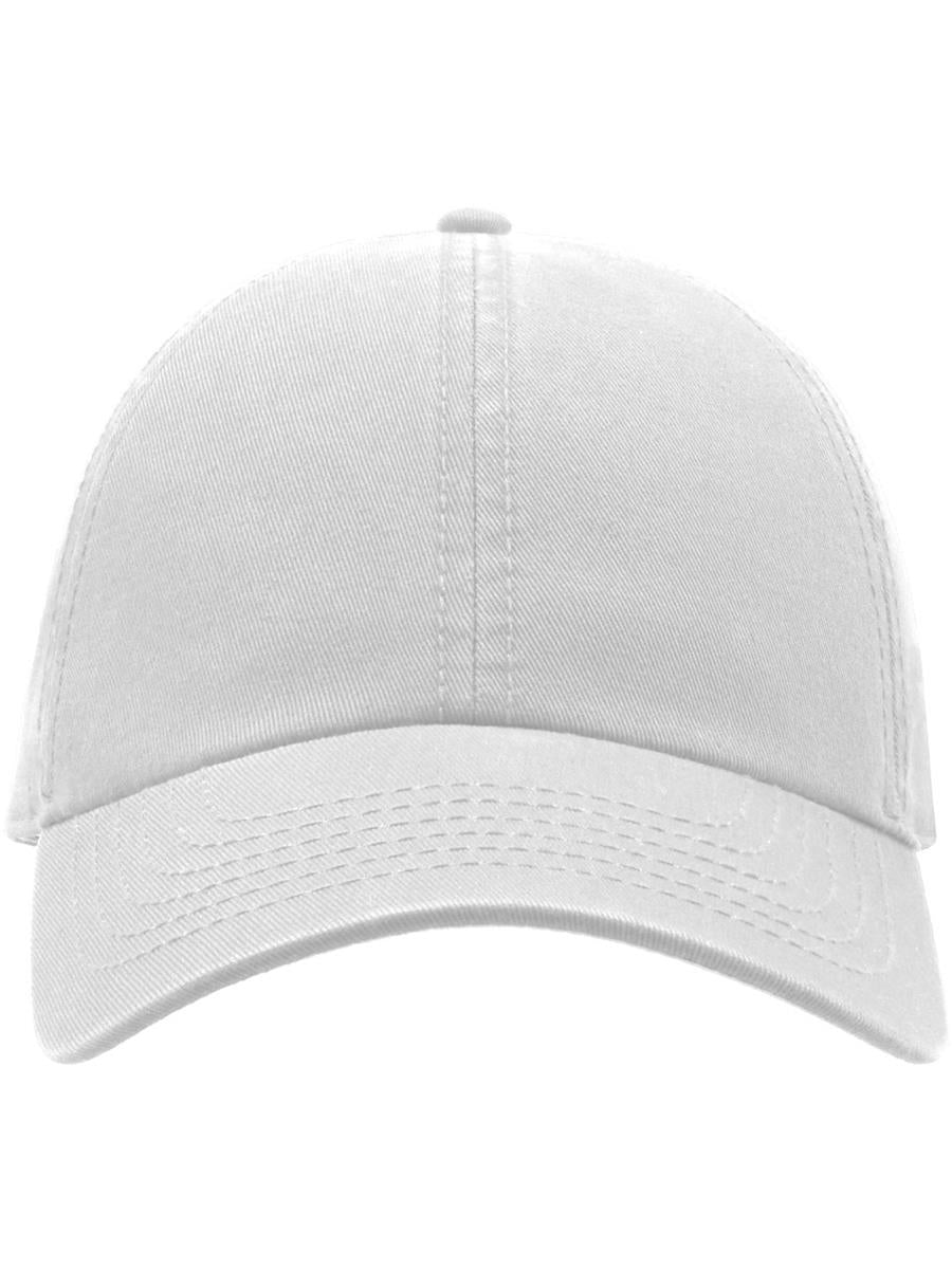 # Action 6 Panel Chino Baseball Cap | ACACTI — White [ABS-COLOUR:ACACTI:BI]