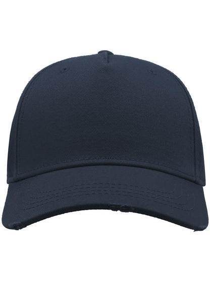 Cargo Weathered Visor 5 Panel Cap — Navy [ABS-COLOUR:ACCARG:NV]