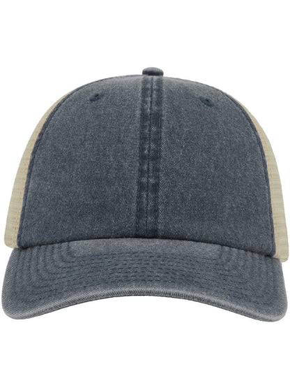 # Case Pigment Dyed 6 Panel Trucker Cap