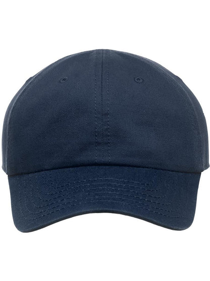 Fraser Kid Organic Cotton Unstructured 6 Panel Cap — Navy [ABS-COLOUR:ACKIFR:NV]