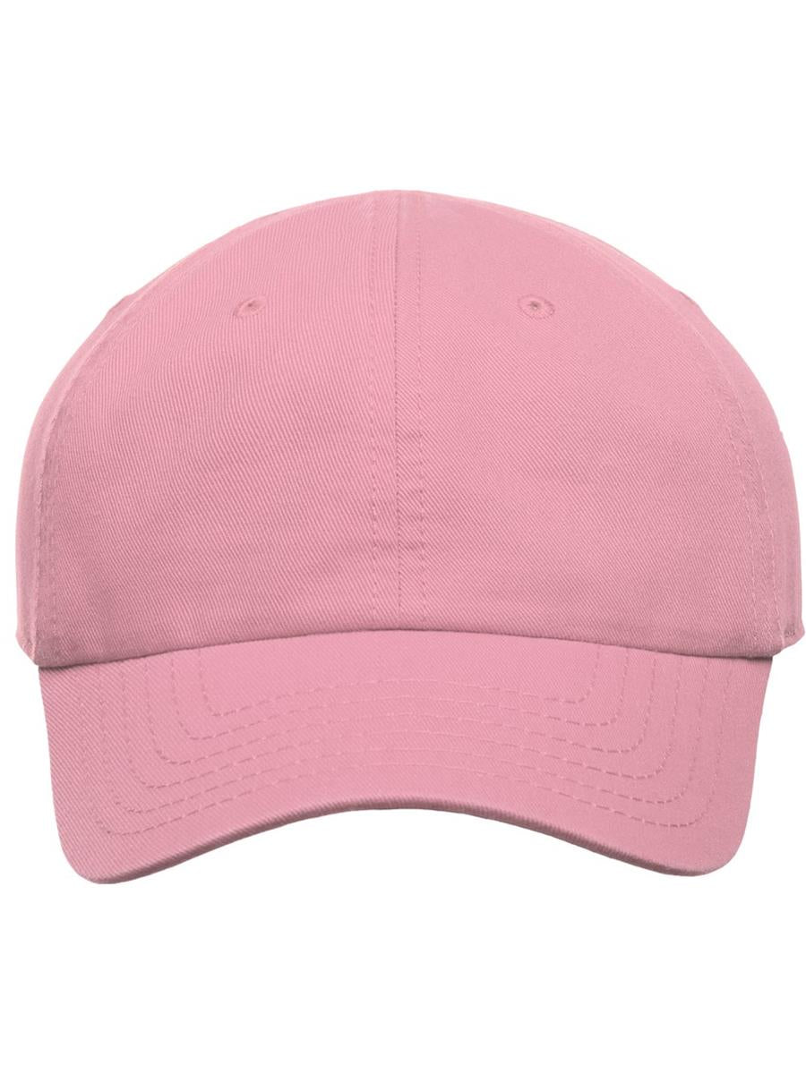 Fraser Kid Organic Cotton Unstructured 6 Panel Cap — Pink [ABS-COLOUR:ACKIFR:RS]