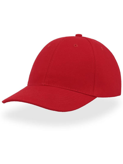 Liberty Six Brushed Cotton 6 Panel Cap | ACLIST — Red extra [ABS-COLOUR:ACLIST:RO]