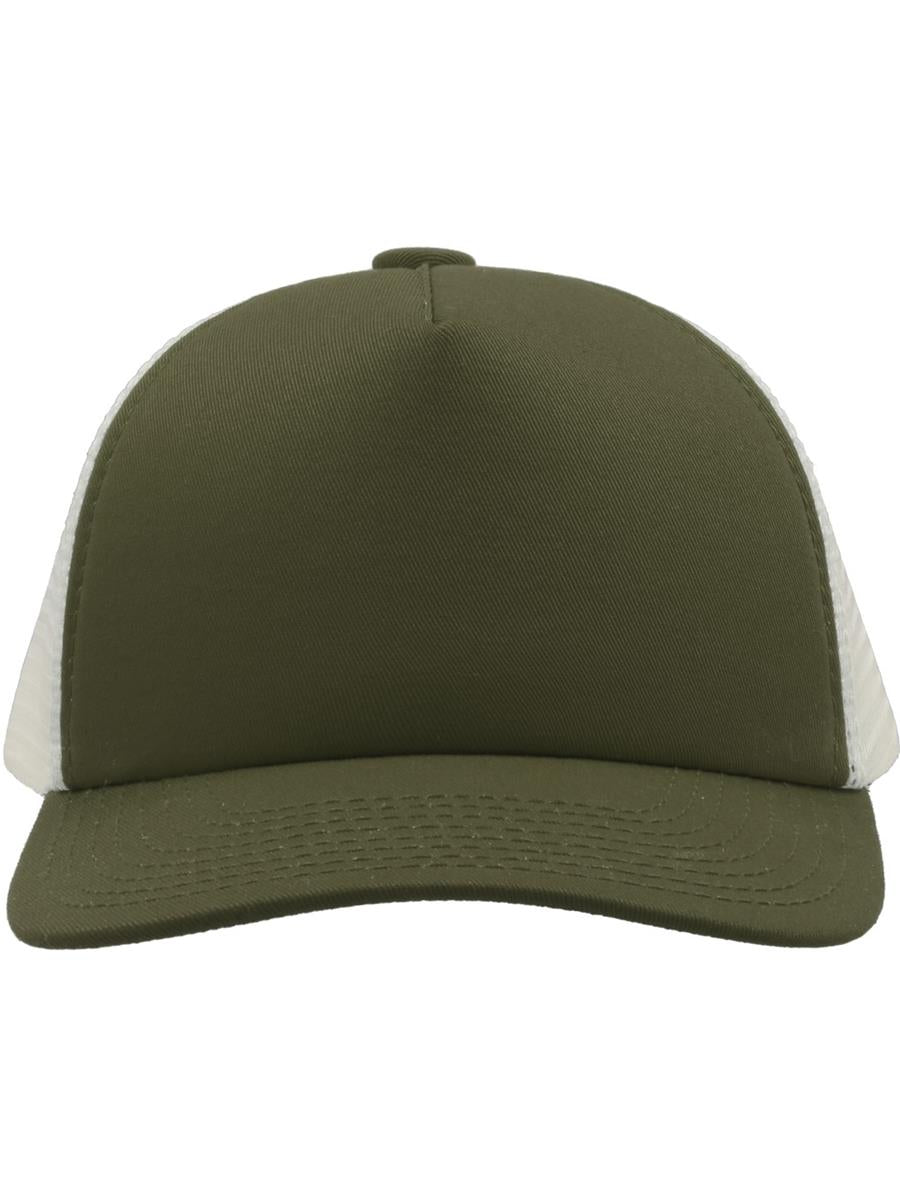# Record Mid Visor 5 Panel Trucker Cap