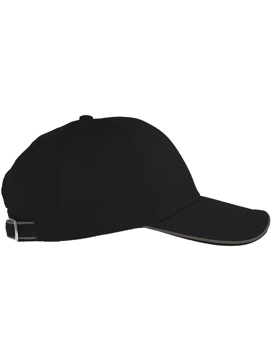 # Reflect 6 Panel Reflective Piping Baseball Cap