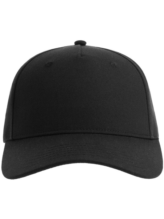 Fiji Recycled Polyester 5 Panel Cap — Black [ABS-COLOUR:ACFIJC:NR]
