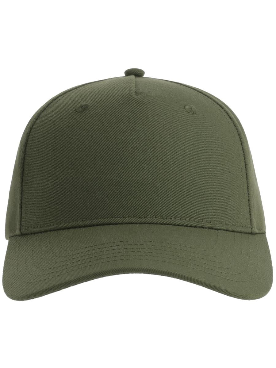 Fiji Recycled Polyester 5 Panel Cap — Olive [ABS-COLOUR:ACFIJC:OL]